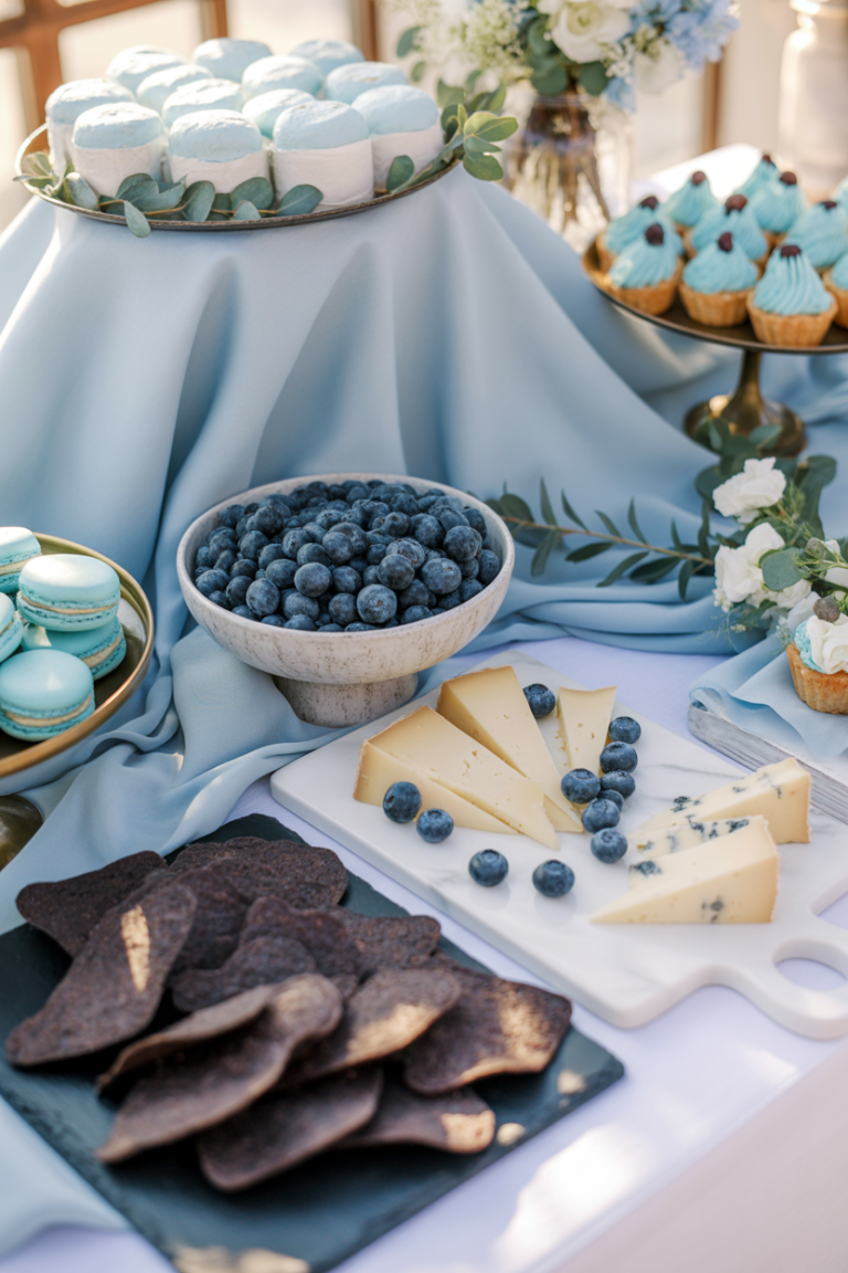 Blue Baby Shower Food Ideas