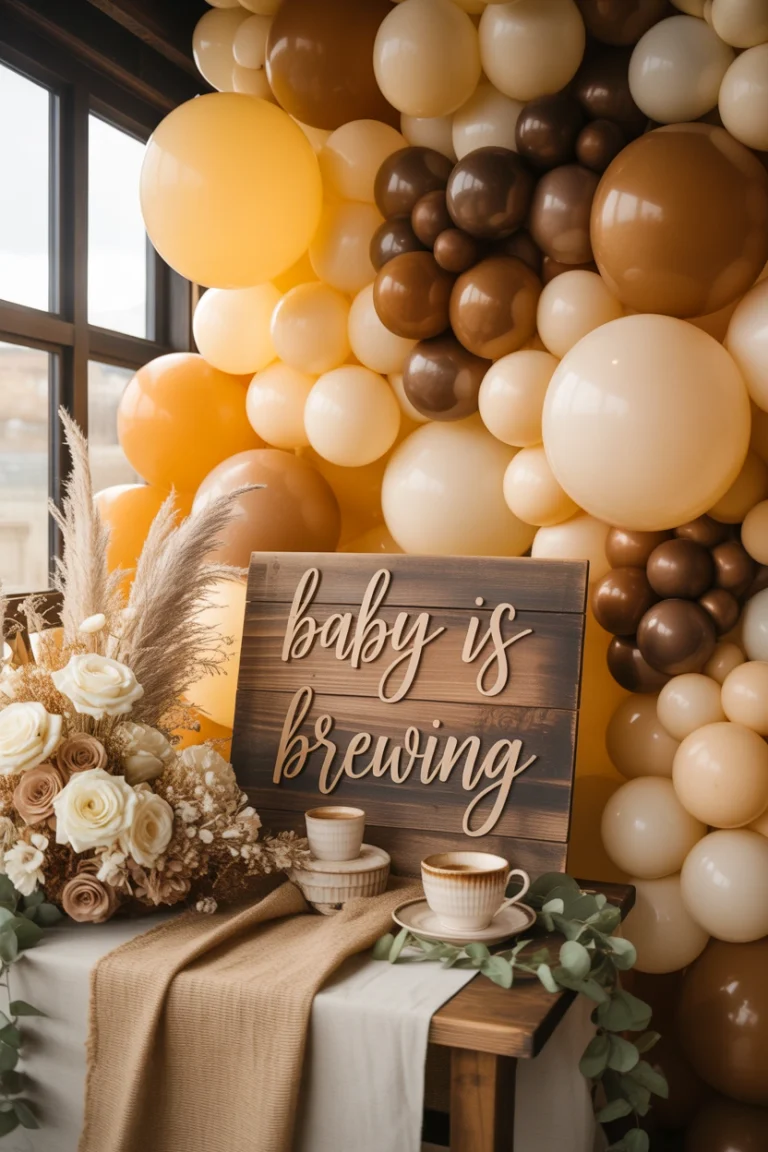 37 Cozy Baby Is Brewing Baby Shower Ideas for a Coffee-Loving Celebration