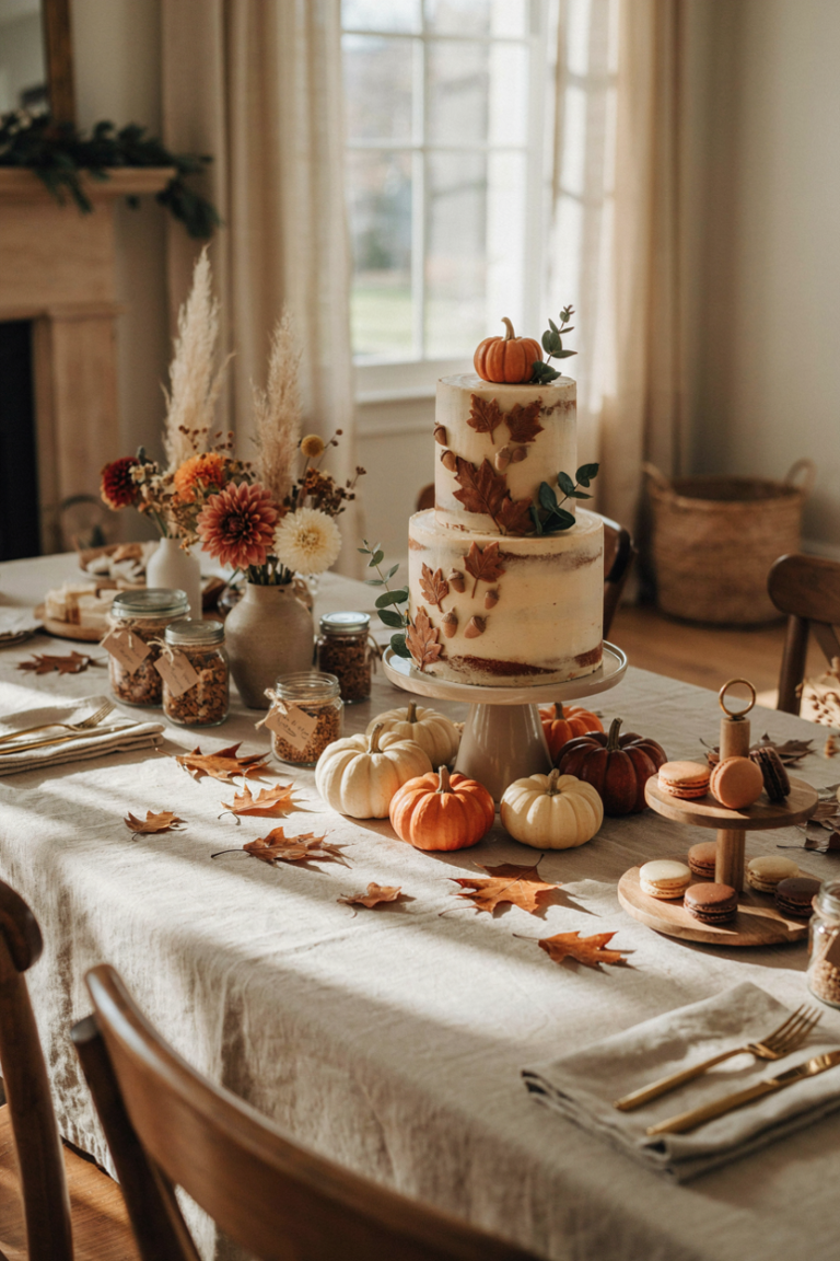 15 Gorgeous Fall Baby Shower Cake Ideas for a Cozy Autumn Celebration