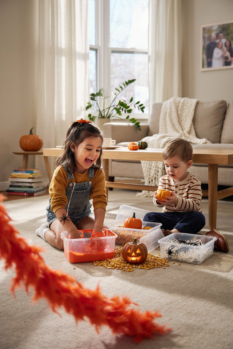 30 Halloween Sensory Play Ideas for Kids That Are Spooky, Messy, and Fun