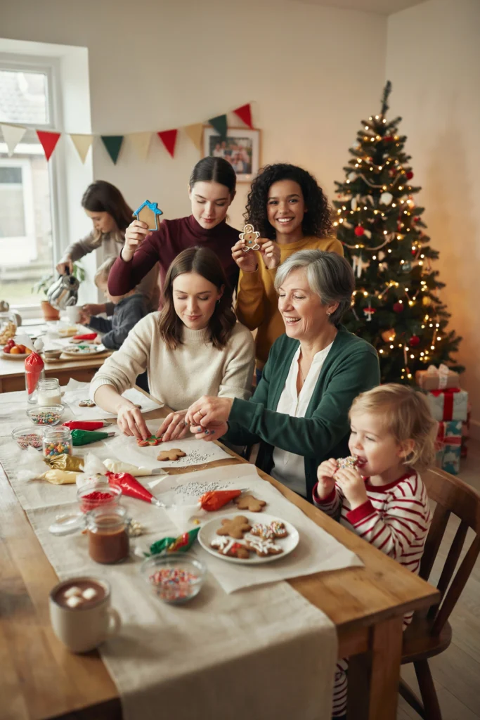 Gingerbread Cookie Decorating Station