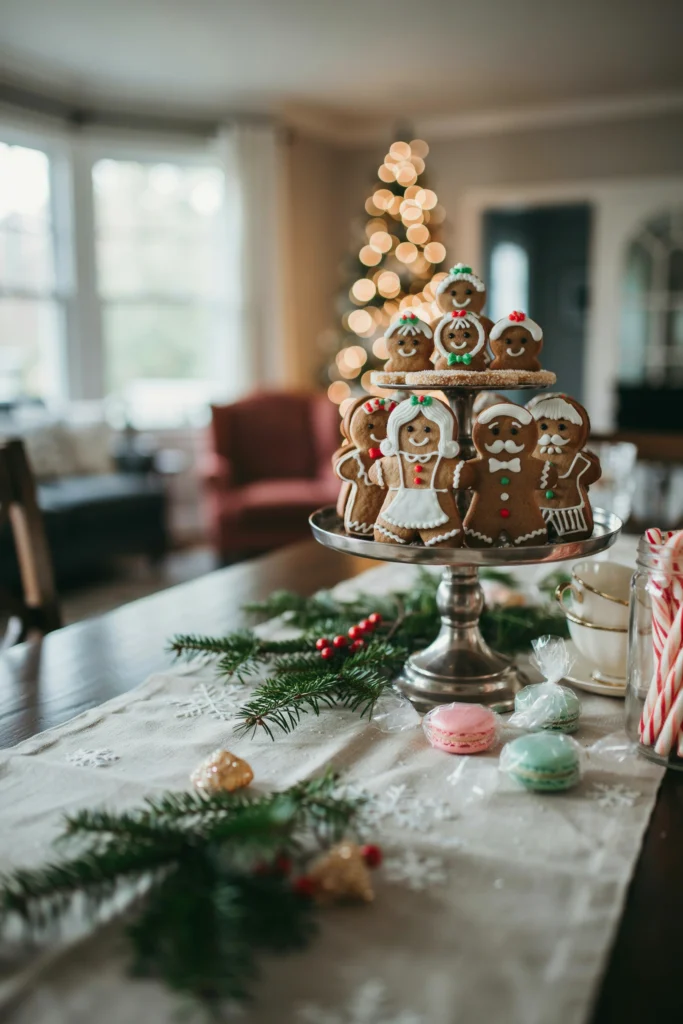 Gingerbread Family Cookie Tower