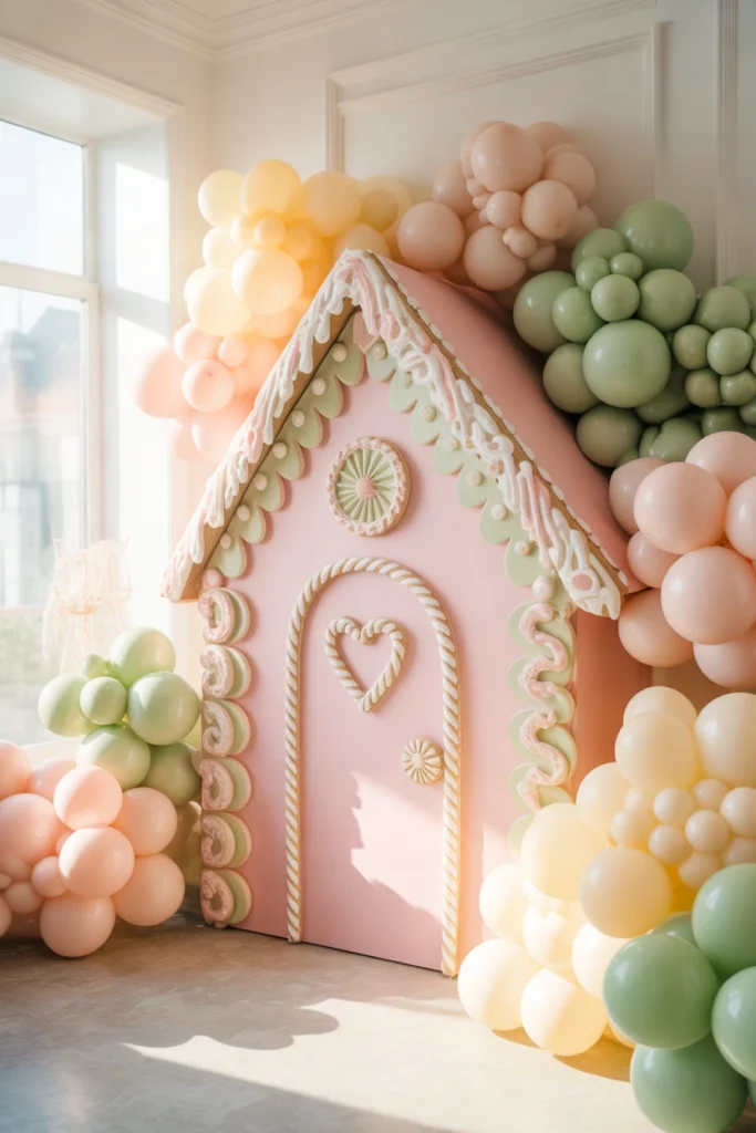 Pastel Pink & Mint Gingerbread