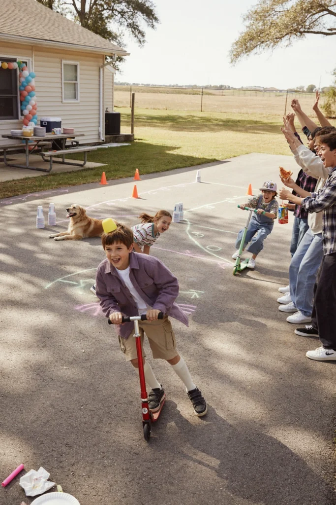 Rollerblade & Scooter Relay Course