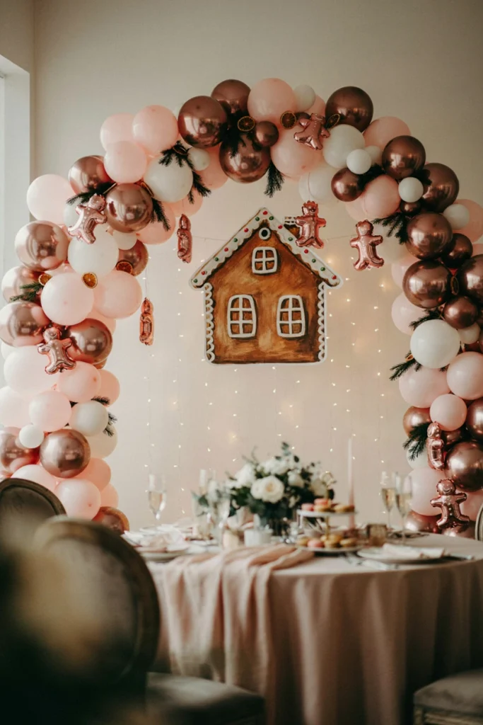 Rose-Gold & Blush Gingerbread