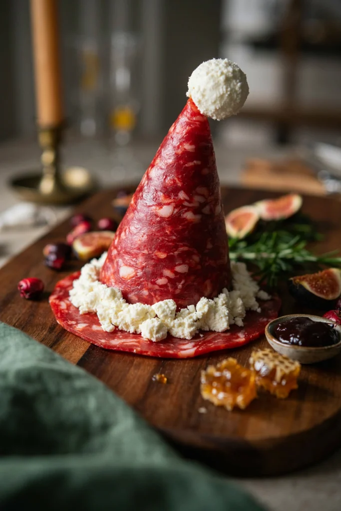 Santa Hat Charcuterie Board