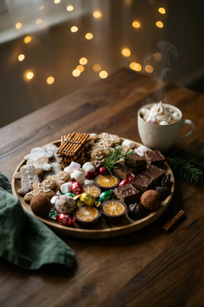 Sweet Christmas Dessert Charcuterie Board