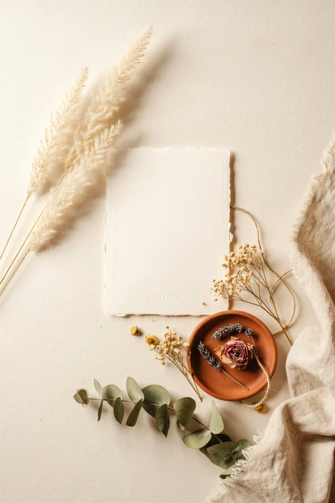 Boho Pampas Grass Birthday Invitation
