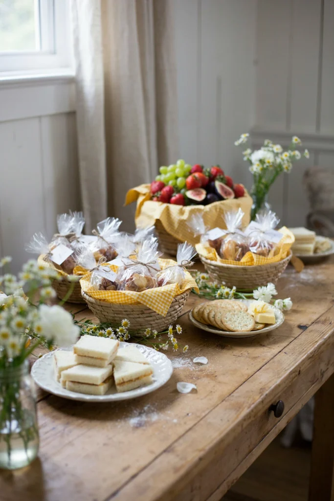 Mini Picnic Basket Snack Station