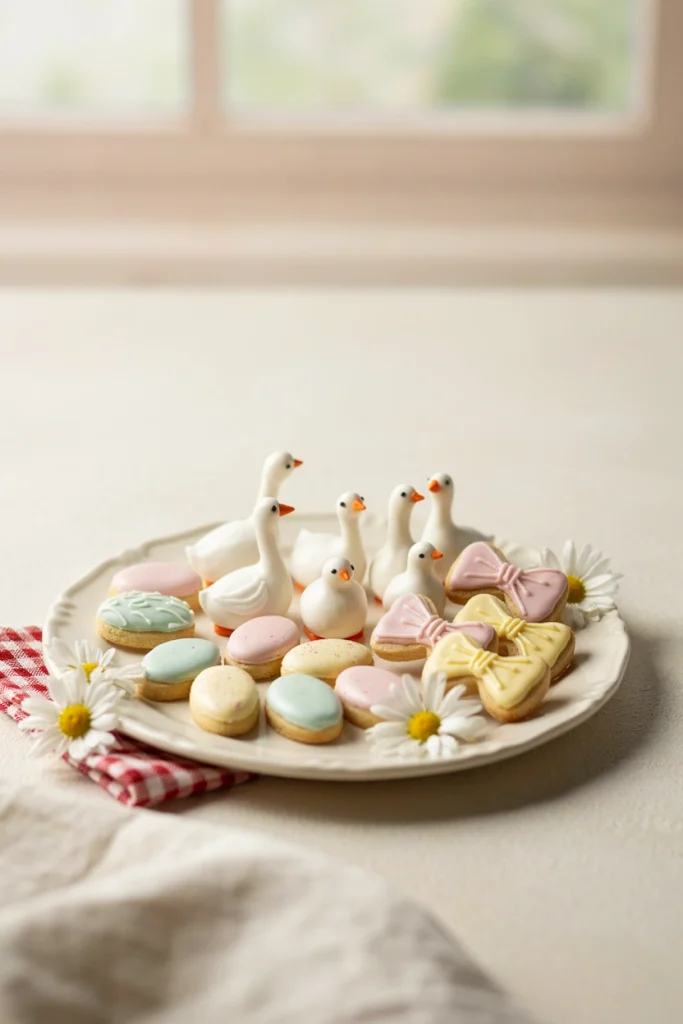 Goose-Shaped Sugar Cookies