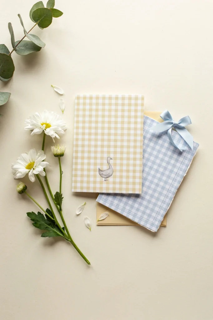  Gingham Silly Goose Invitations