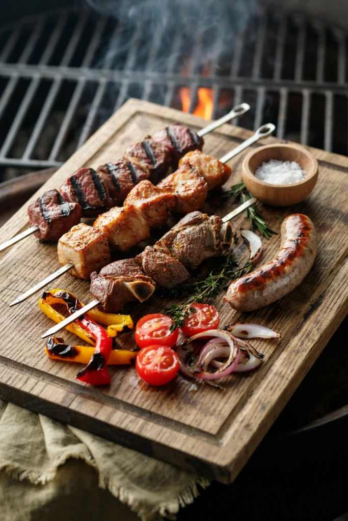 Classic Grilled Meat Skewers
