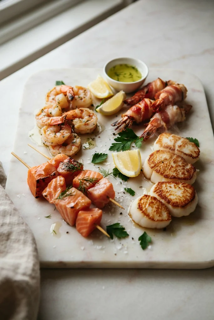 Seafood and Shrimp Skewers