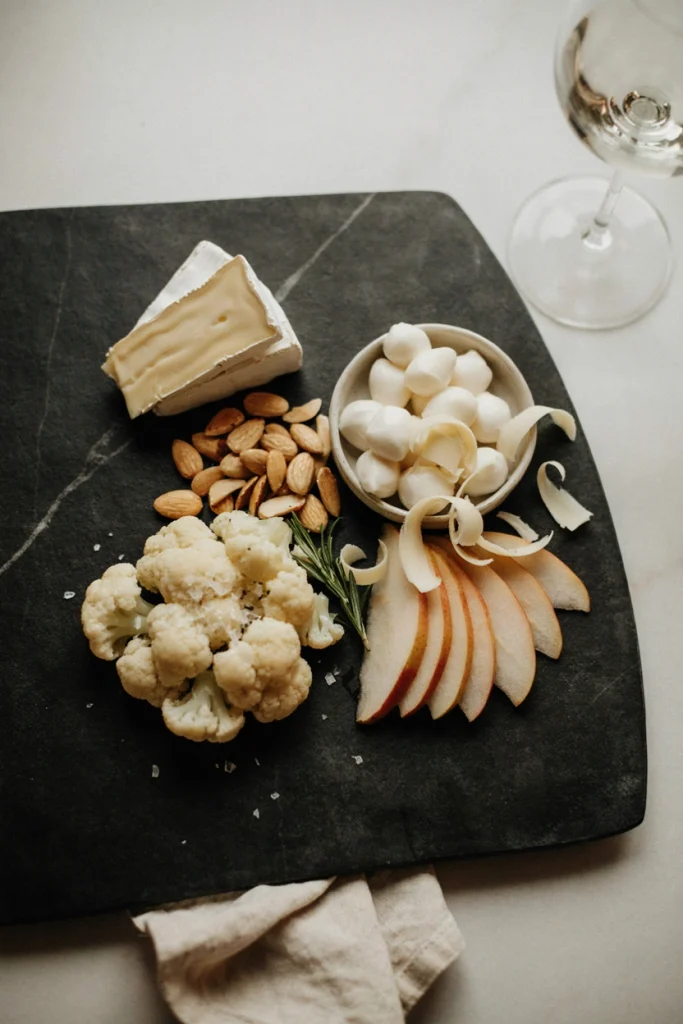 White Winter Wonderland Charcuterie Board