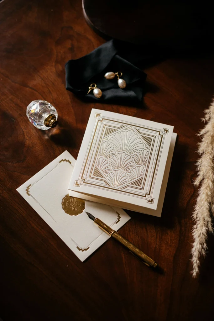 Roaring Twenties Art Deco Invitation